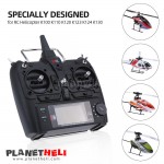 XK X6 2.4GHz 6CH Transmitter Radio System for RC Helicopter K100 K110 K120 k123 k124 K130 (Mode 2)